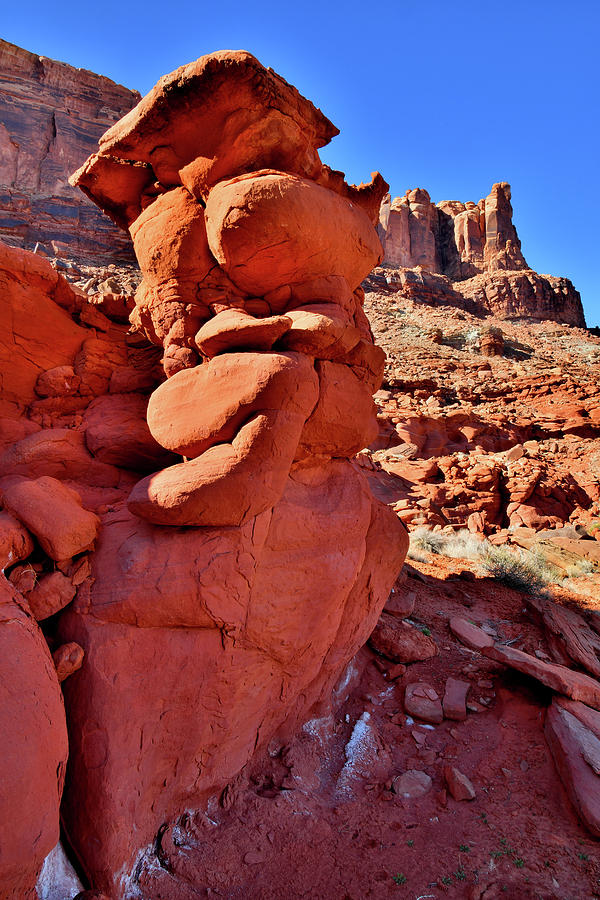 Redrock Boulders north of Moab Utah Photograph by Ray Mathis