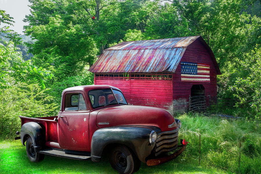 Reds in the Country Photograph by Debra and Dave Vanderlaan