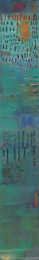 Abstract Painting - Reedy Blue II by Sue Jachimiec