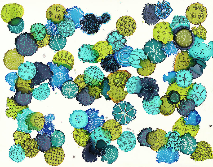 Reef Encounter #5 by Kathryn Riley Parker Reef Encounter #5 by Kathryn Riley Parker