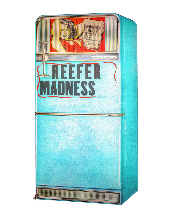 Reefer igerator Madness Digital Art by John Haldane