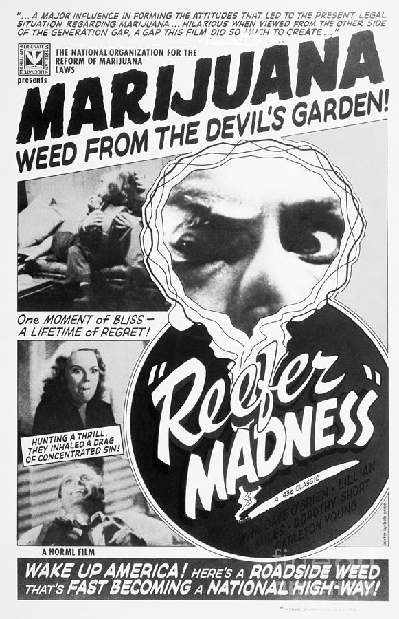 Reefer Madness Movie Poster Photograph by Bettmann