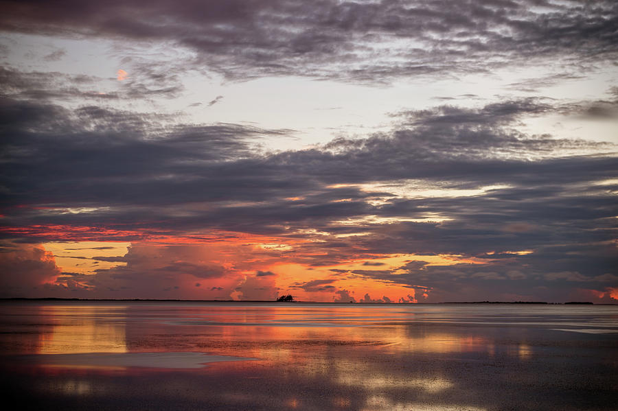 Reflected Sunset Photograph by Joe Leone