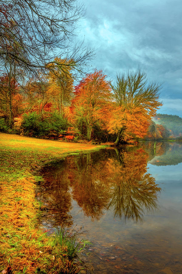 Reflecting Autumn Colors Photograph by Debra and Dave Vanderlaan