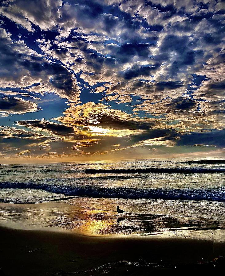 Sunsets Photograph - Reflecting On The Day by Michael Klahr Sunsets Photograph - Reflecting On The Day by Michael Klahr