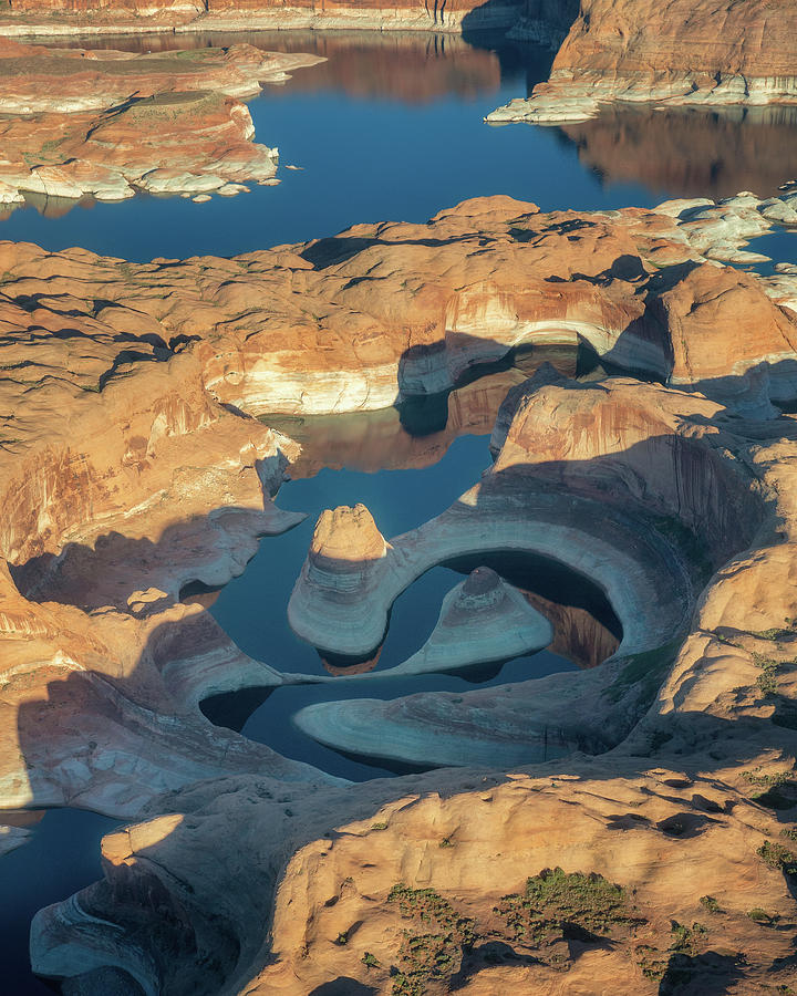 Reflection Canyon Aerial - 5 Photograph by Alex Mironyuk