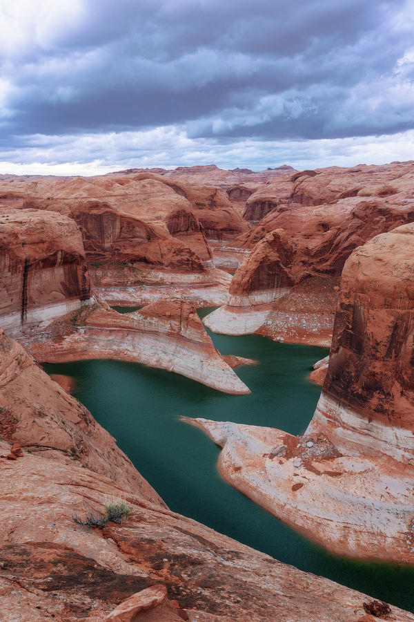 Reflection Canyon in stormy weather Photograph by Alex Mironyuk