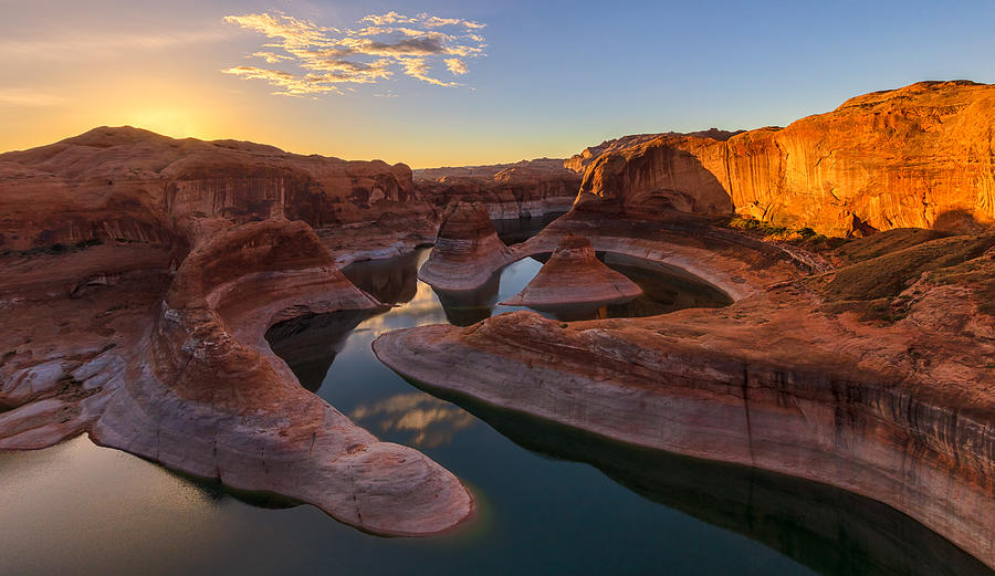 Reflection Canyon Photograph by James Bian
