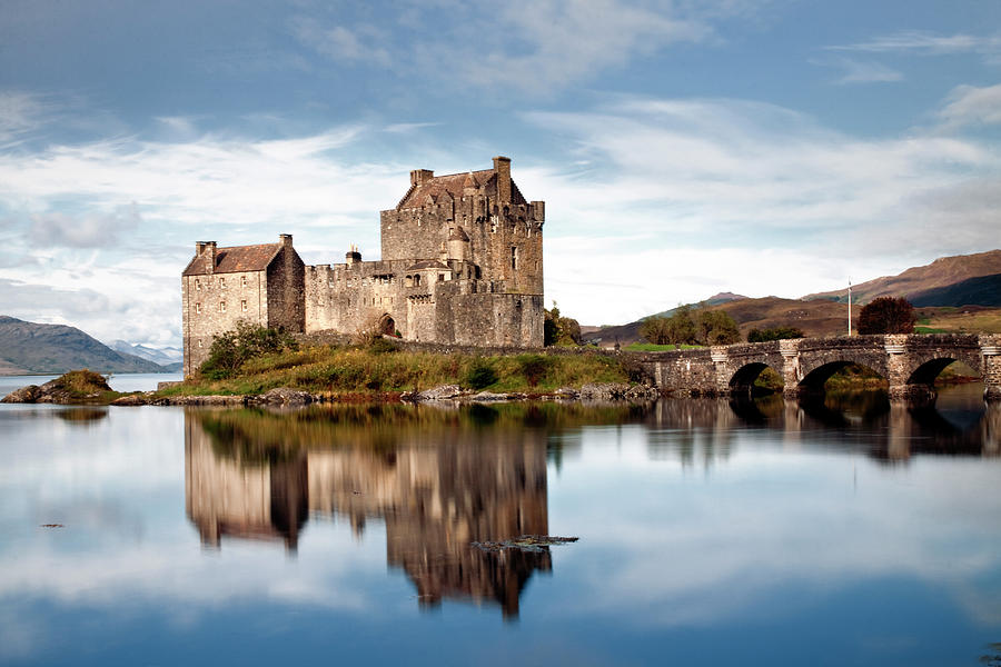 Reflection Of Eilean Donan Castle Photograph by Matt Burke 2012