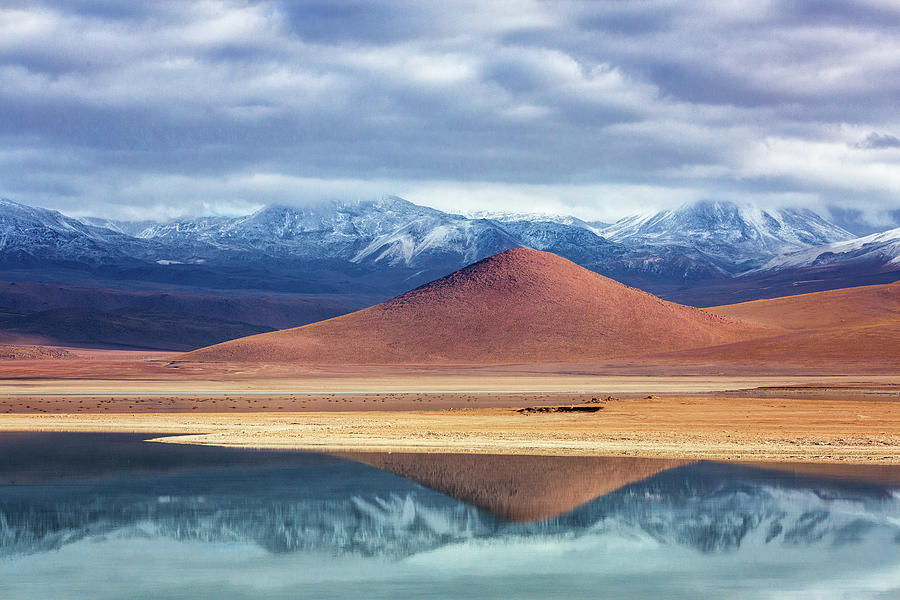 Reflection of Laguna Blanco Photograph by Alex Mironyuk