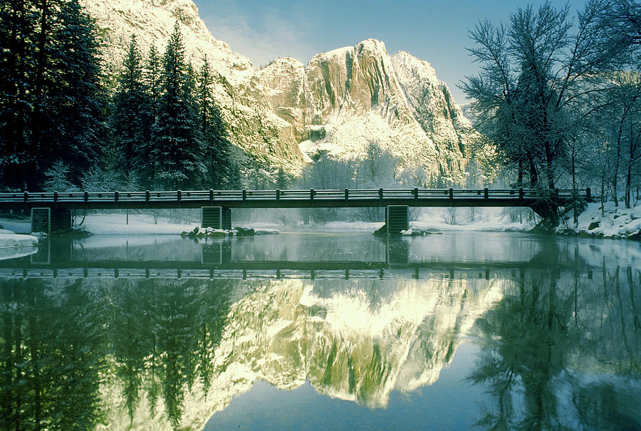 Reflection Of Mountains In The River Photograph by Medioimages/photodisc