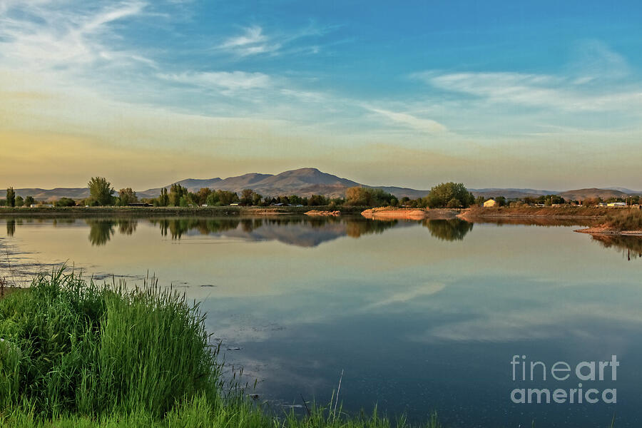 Spring Photograph - Reflection Of Squaw Butte by Robert Bales Spring Photograph - Reflection Of Squaw Butte by Robert Bales