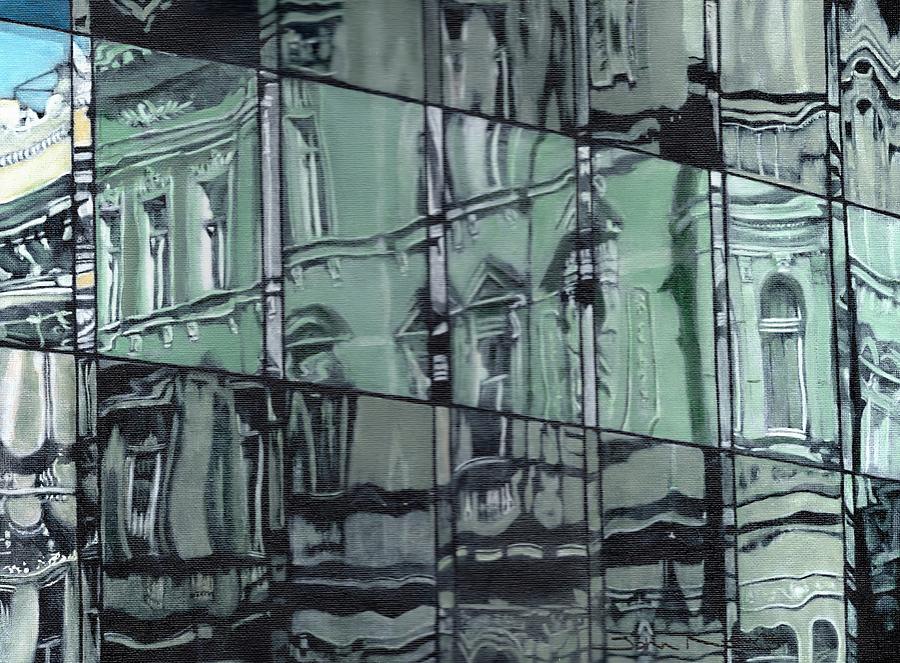 A Reflection on Modern Architecture Painting by John Neeve