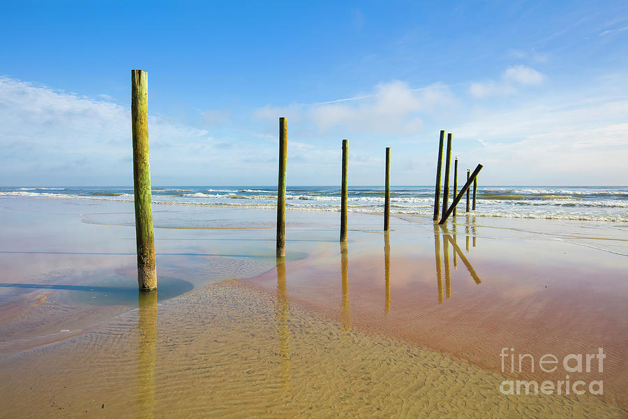 Beach Photograph - Reflections 2 by Felix Lai