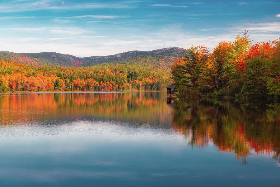 Reflections at Little Long Pond Photograph by Kim Carpentier