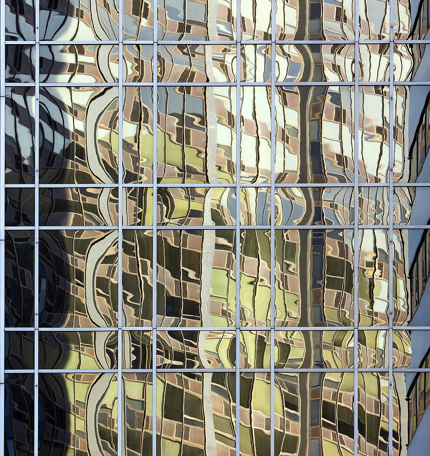 Reflections In Mirrored Building Facade Photograph by Andy Sotiriou Reflections In Mirrored Building Facade Photograph by Andy Sotiriou