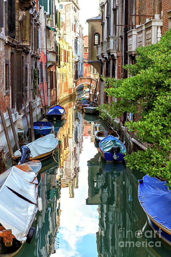 Reflections in Venezia Photograph by John Rizzuto