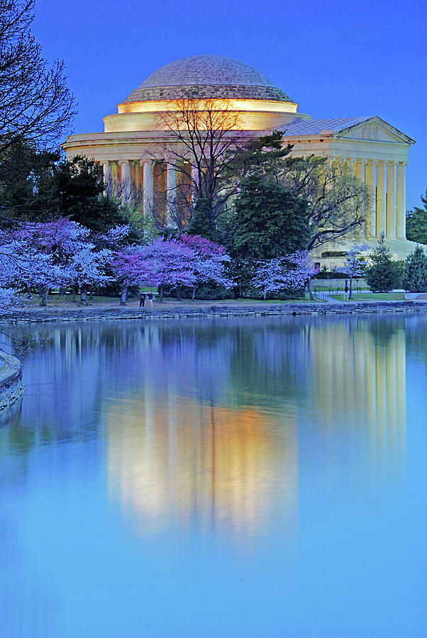 Reflections, Jefferson Memorial Photograph by Bill Jonscher