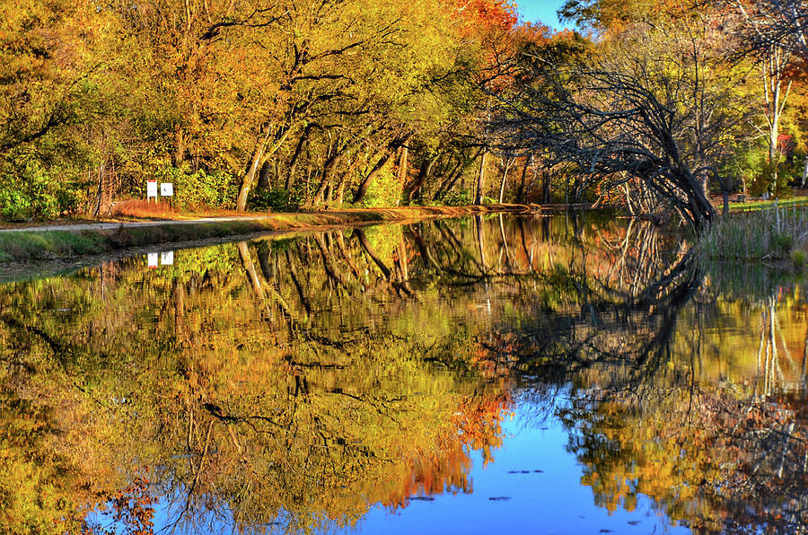 Reflections of Autumn Photograph by Kathi Isserman