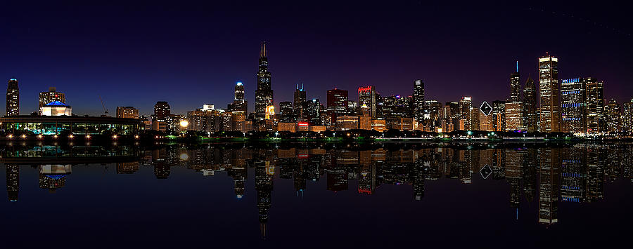 Reflections of Chicago Photograph by Richard Zentner