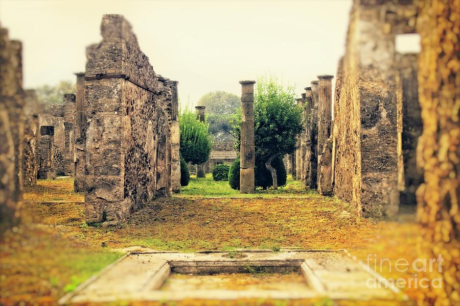 Pompeii Photograph - Reflections Of Long Ago - Pompeii by Mary Machare Pompeii Photograph - Reflections Of Long Ago - Pompeii by Mary Machare