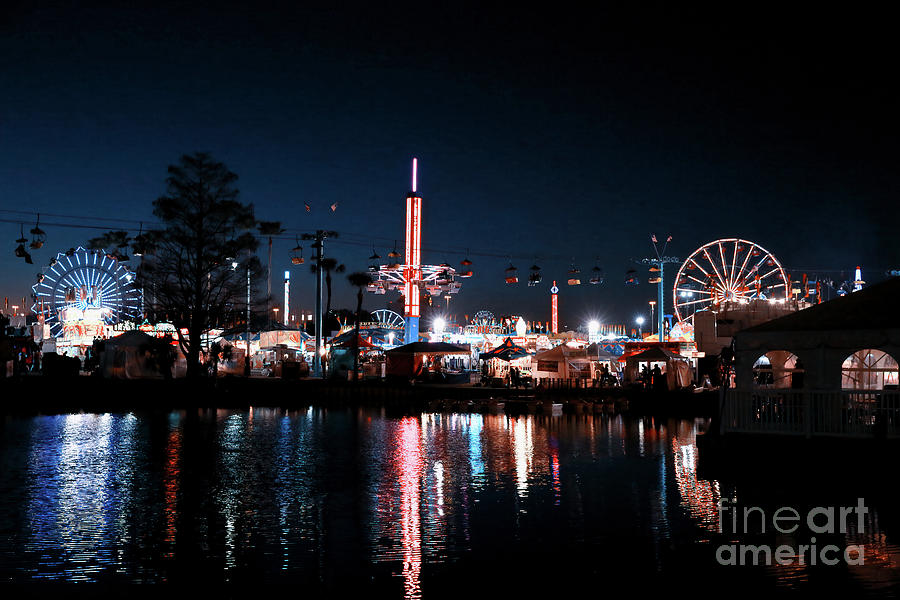 Reflections, State Fair at Night Photograph by Felix Lai Fine Art America