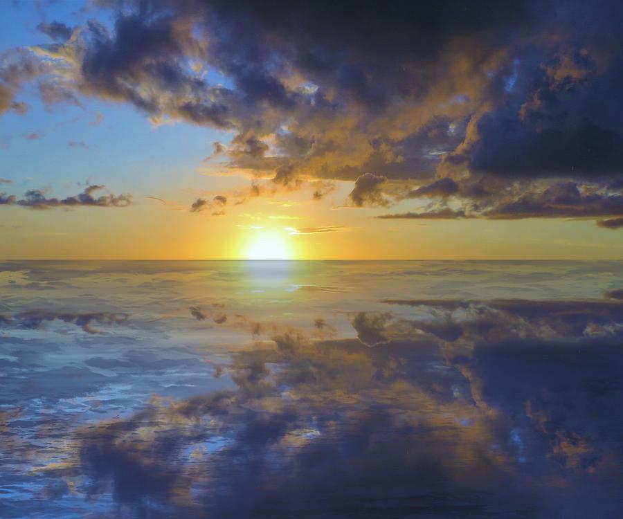 Reflective Sunset 2 Photograph by Joan Stratton