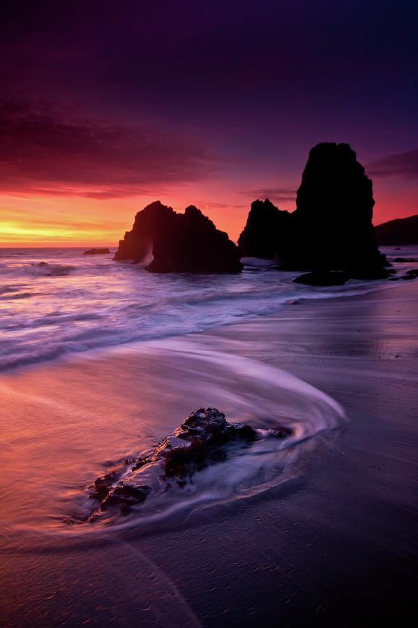 Refreshing... Rodeo Beach, Ca Photograph by Image By Jeff Jacobson