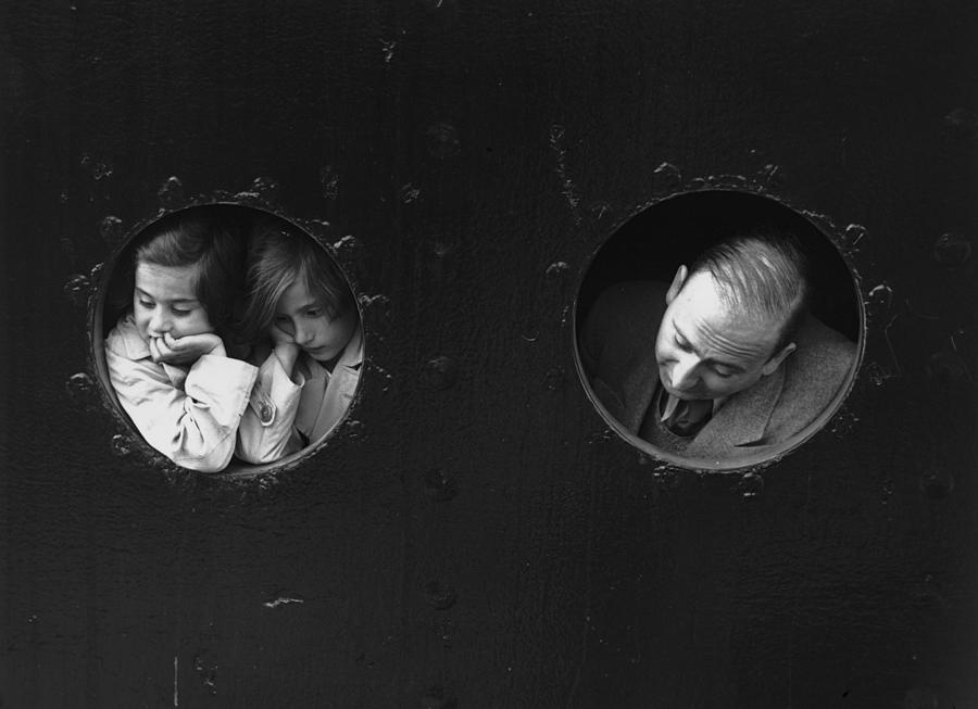 Refugees At Portholes Photograph by Gerry Cranham