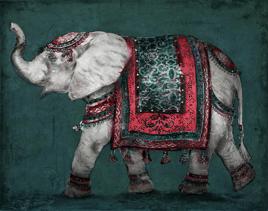 Regal Elephant Painting by Patricia Pinto Regal Elephant Painting by Patricia Pinto