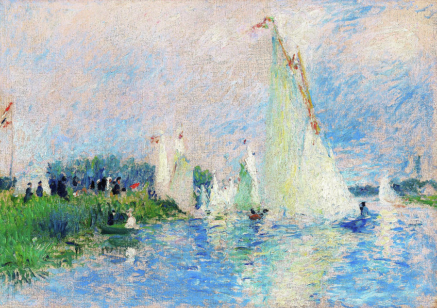 Regatta at Argenteuil - Digital Remastered Edition Painting by Pierre ...