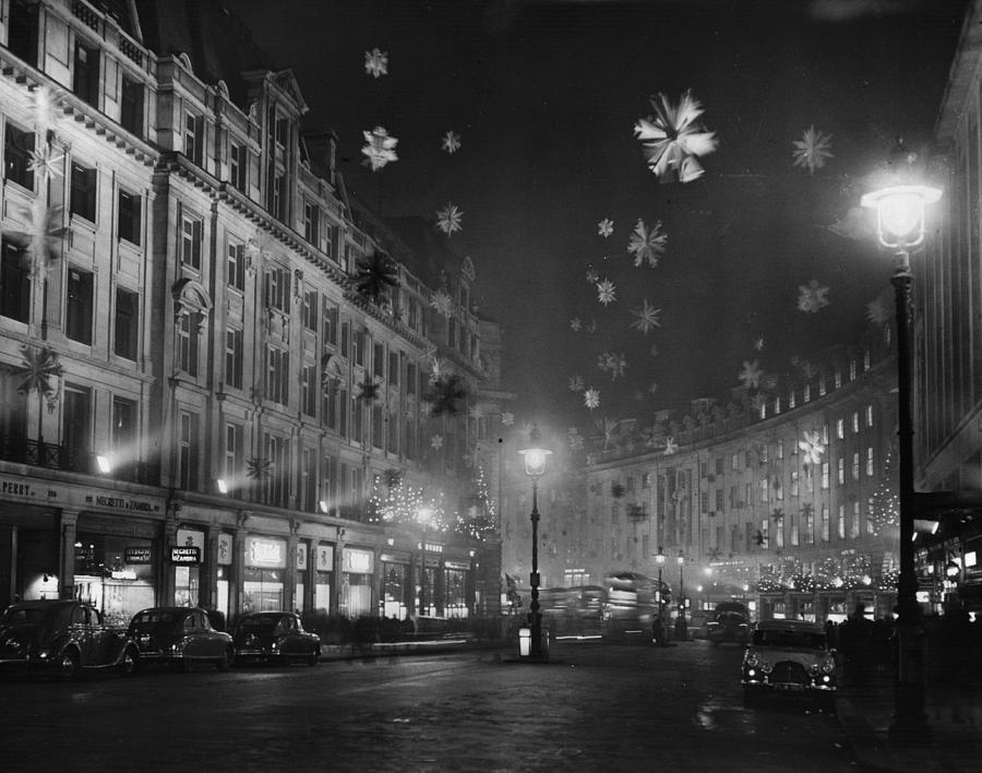 Regent St Lights Photograph by Keystone