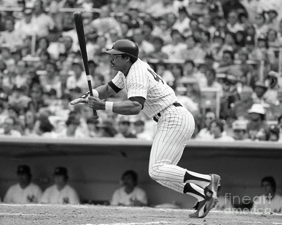 Reggie Jackson New York Yankees Photograph by Mitchell Reibel Reggie Jackson New York Yankees Photograph by Mitchell Reibel