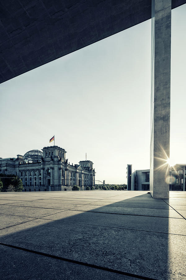 Reichstag Parliament Building, Berlin Digital Art by Massimo Ripani