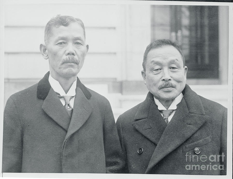 Reijiro Wakatsuki And Admiral T Photograph by Bettmann