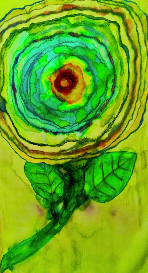Reiki Flower Too Painting by Debra Grace Addison