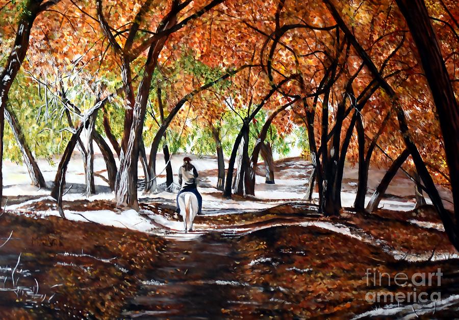 Reins of Serenity Painting by Marilyn McNish