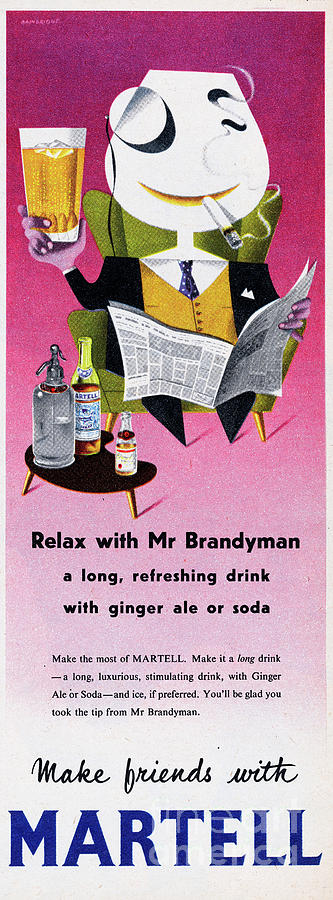 Relax With Mr Brandyman Photograph by Picture Post