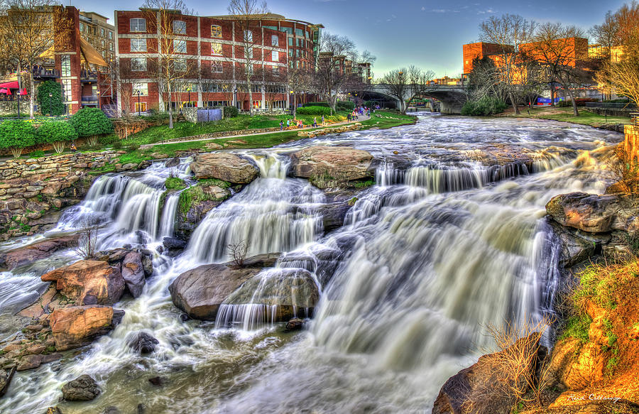 Relentless Reedy River Falls Park Greenville South Carolina Art Photograph
