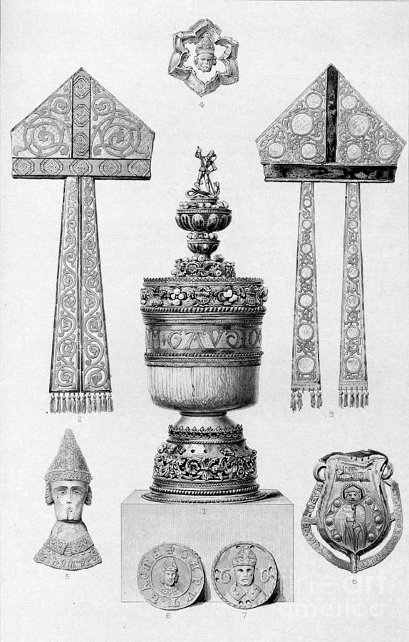 Relics Associated With Thomas A Becket Drawing by Print Collector