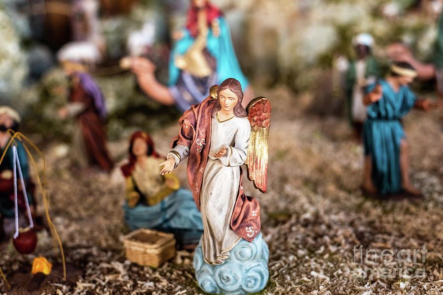Religious figures of nativity scene at Christmas. Photograph by Joaquin Corbalan