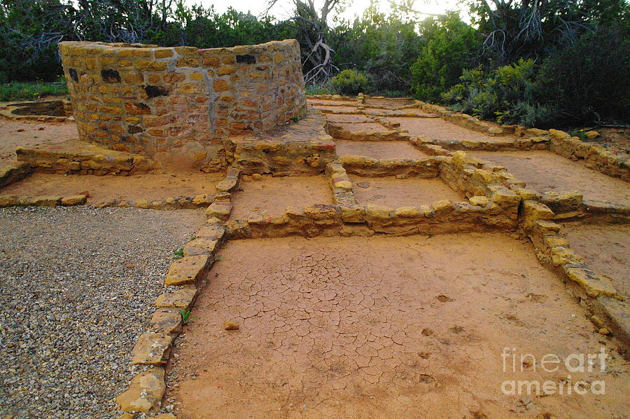 Remains Of Ancient Rooms Photograph
