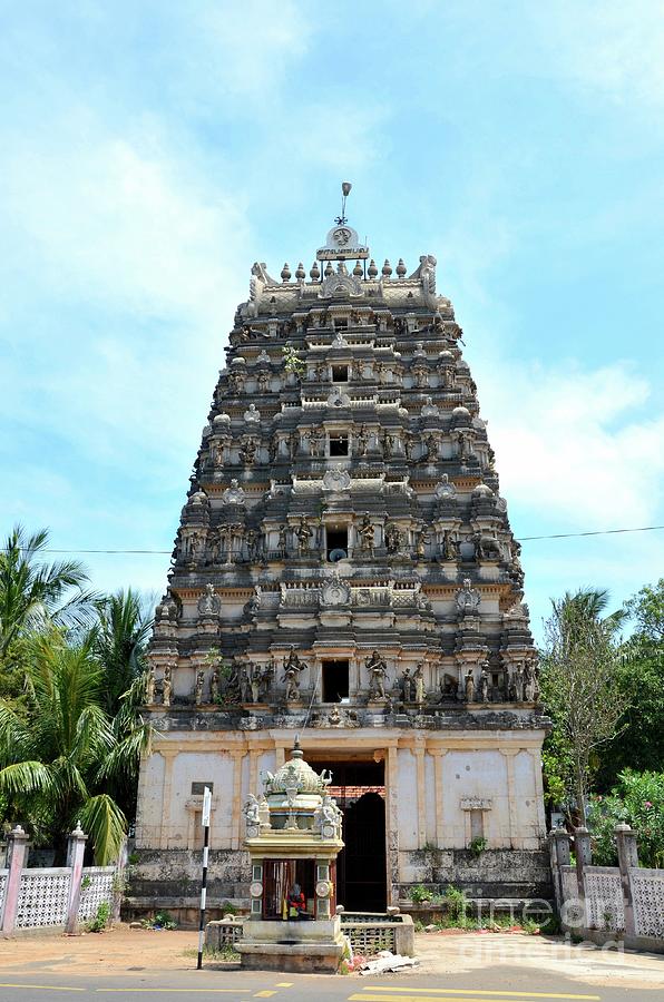 Remains of gopuram pagoda of Maviddapuram Kandaswamy Hindu Temple Jaffna Peninsula Sri Lanka Photograph by Imran Ahmed