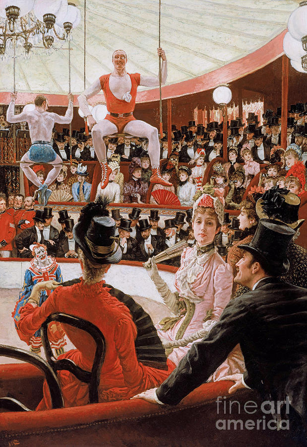 Remastered Art Women Of Paris The Circus Lover by James Tissot 20190417 Painting by James Tissot