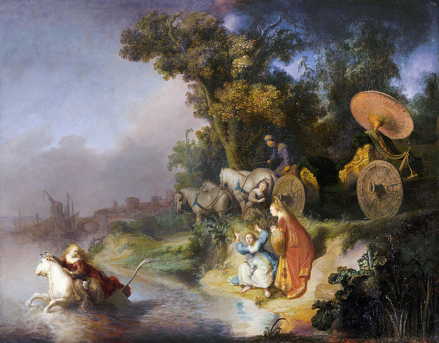 Rembrandt Painting - The Abduction of Europa, 1632 #1 by Rembrandt Van Rijn