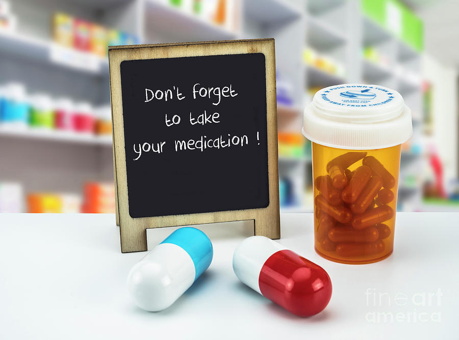 Reminder To Take Medication Photograph by Digicomphoto/science Photo Library