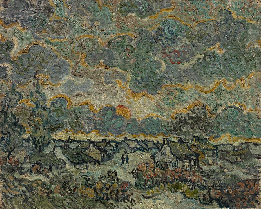 Reminiscence of Brabant. Painting by Vincent van Gogh -1853-1890-