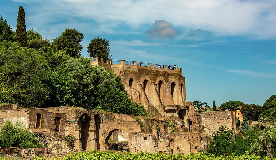 Remnants of Early Rome Photograph by Marcy Wielfaert