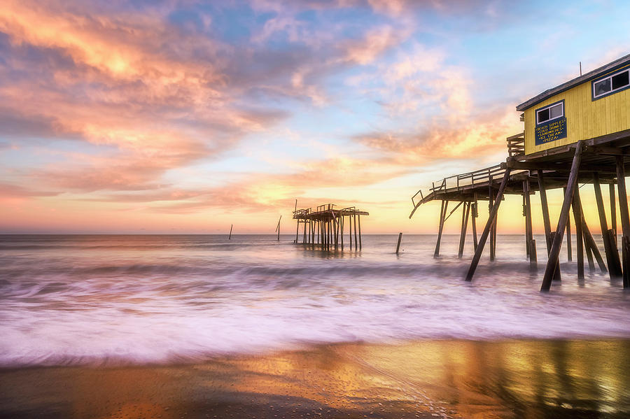 North Carolina Beaches Photograph - Remnants by Russell Pugh