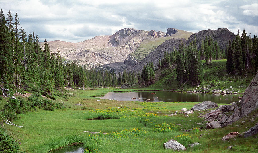 Remote Valley In The Rocky Mountains Photograph by Saturated